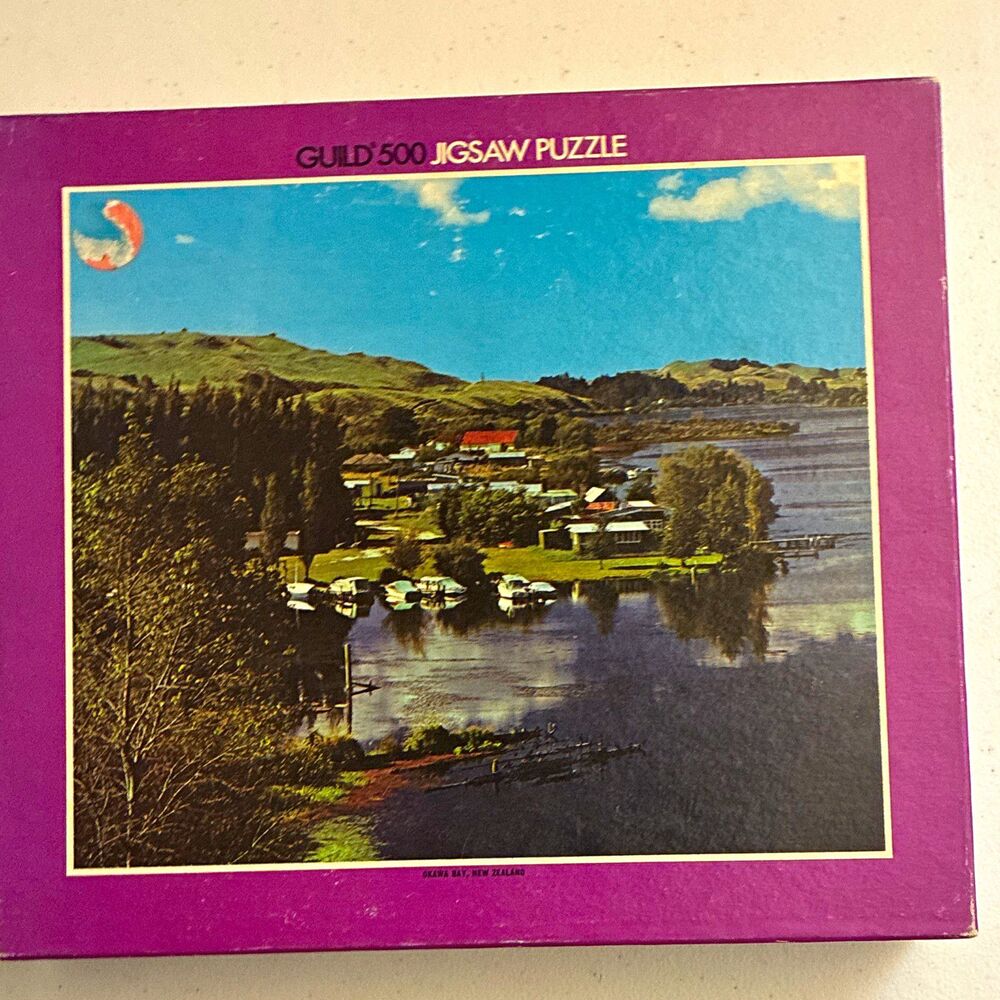 Whitman Guild 500 PC Jigsaw Puzzle Okarito Bay New Zealand New Sealed